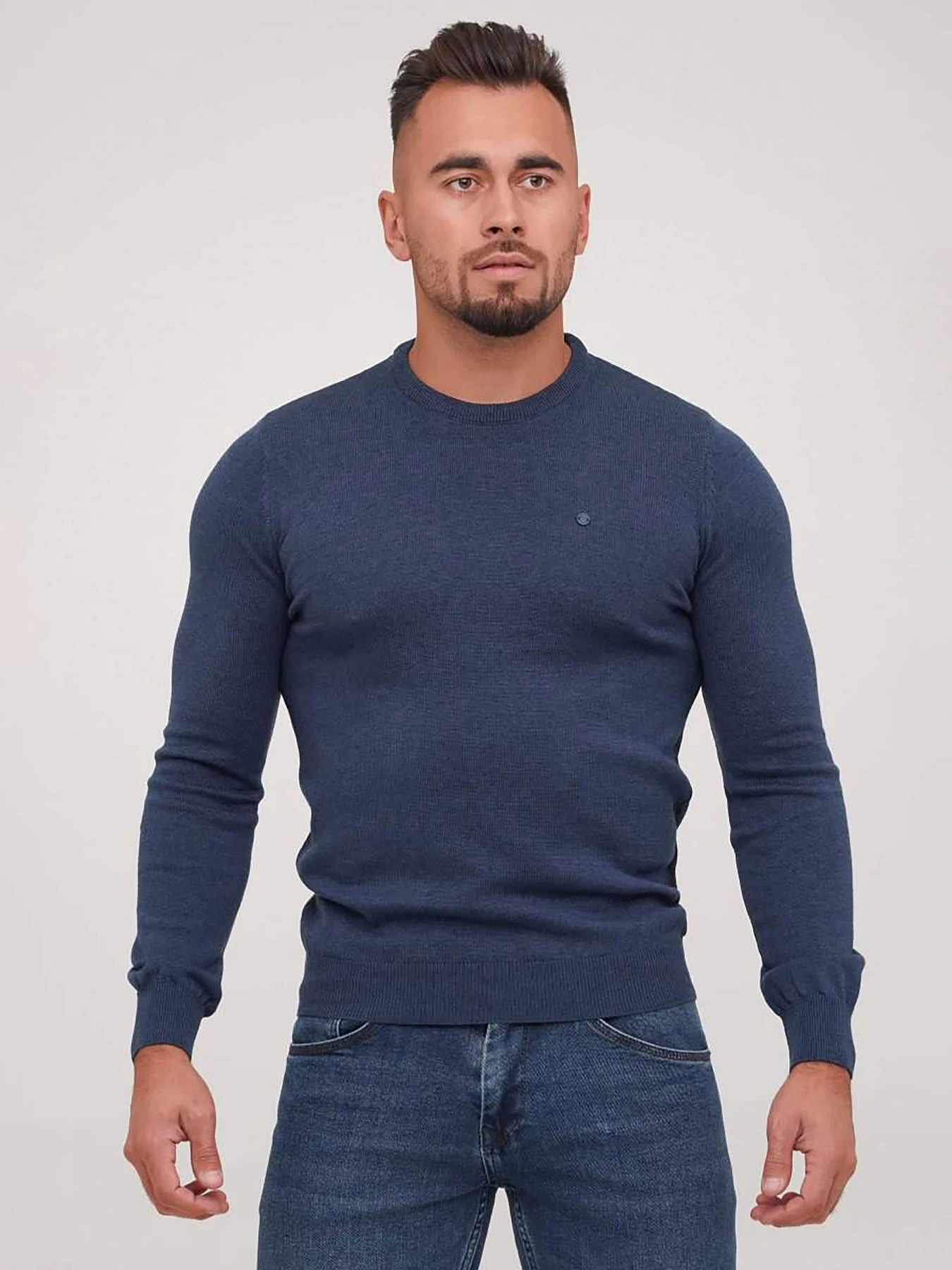 Свитры и кардиганы Trend Collection модель TC5378BlueSVTRMN Фото