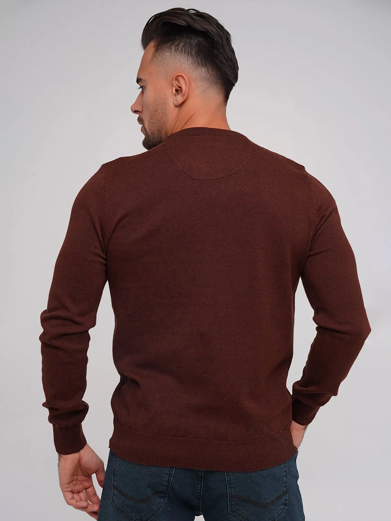 Свитры и кардиганы Trend Collection модель TC5377DarkBrownSVTRMN Фото