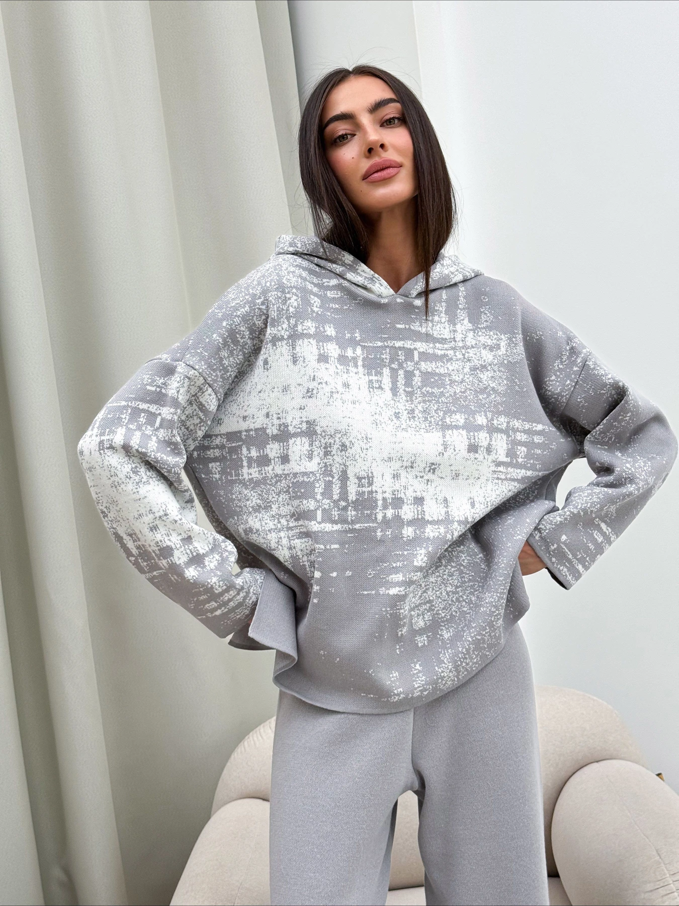 Худи и свитшоты ART KNIT модель 37861 Фото
