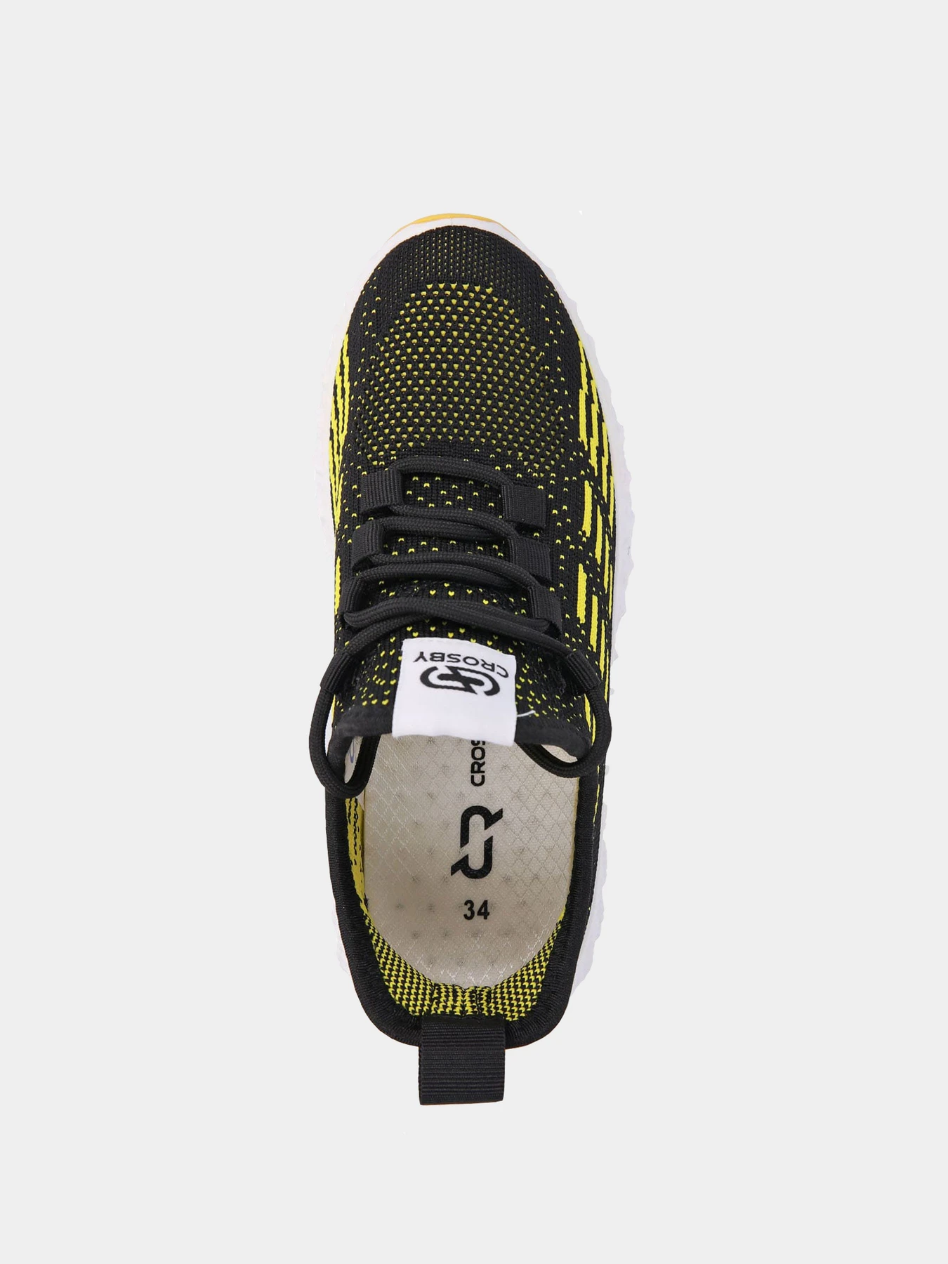Кросівки Crosby модель 247020/07-01E-black/yellow Фото