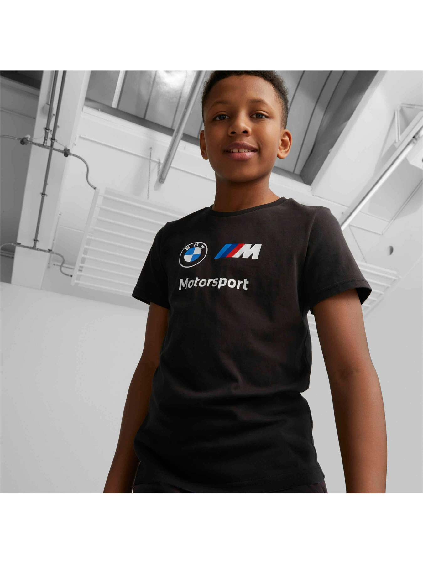 Футболки и поло PUMA Bmw Mms Kids Ess Logo Tee модель 538315 Фото