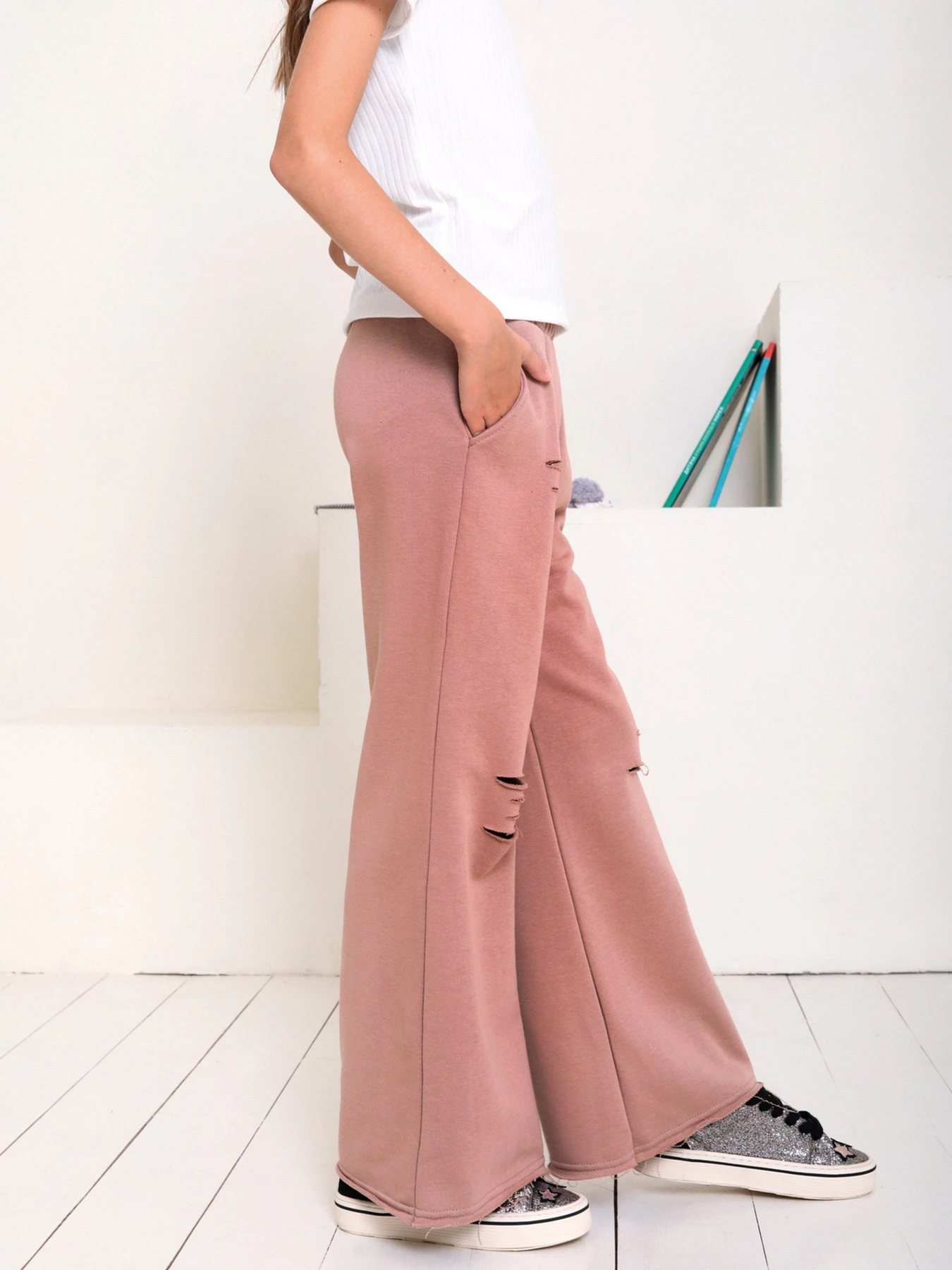 Штани ISSA Plus модель CD-448_beige Фото