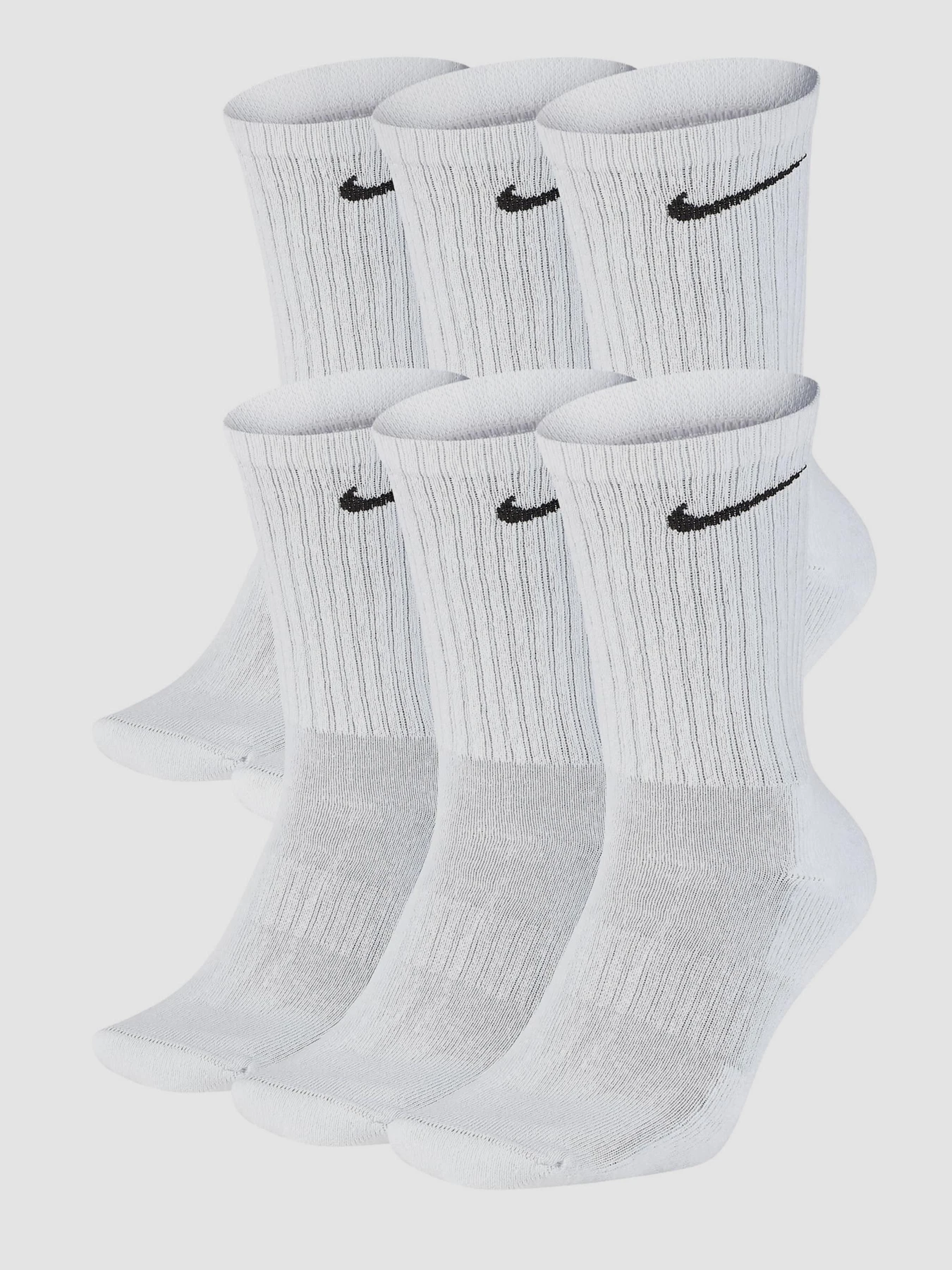 Носки и гольфы NIKE U Nk Everyday Cush Crew модель SX7666-100 Носки и гольфы NIKE U Nk Everyday Cush Crew модель SX7666-100 Фото