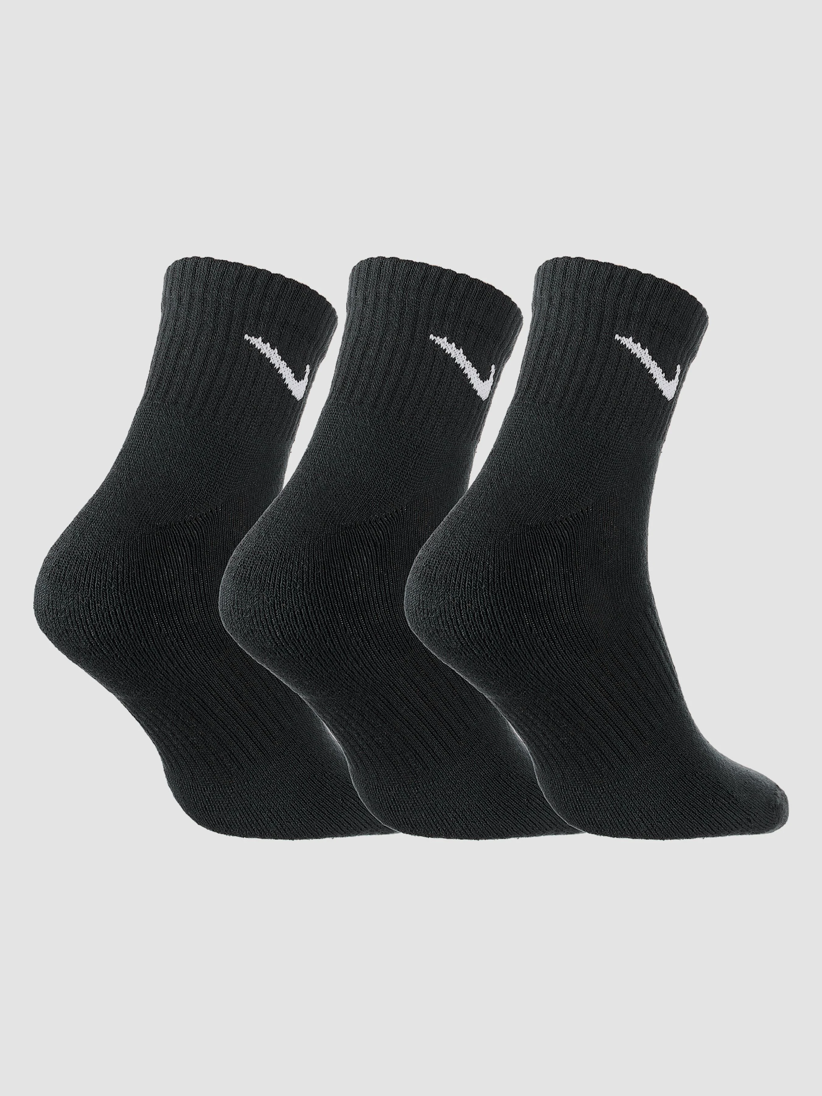 NIKE U Nk Everyday Cush Ankle Шкарпетки та гольфи колір чорний фото 2
