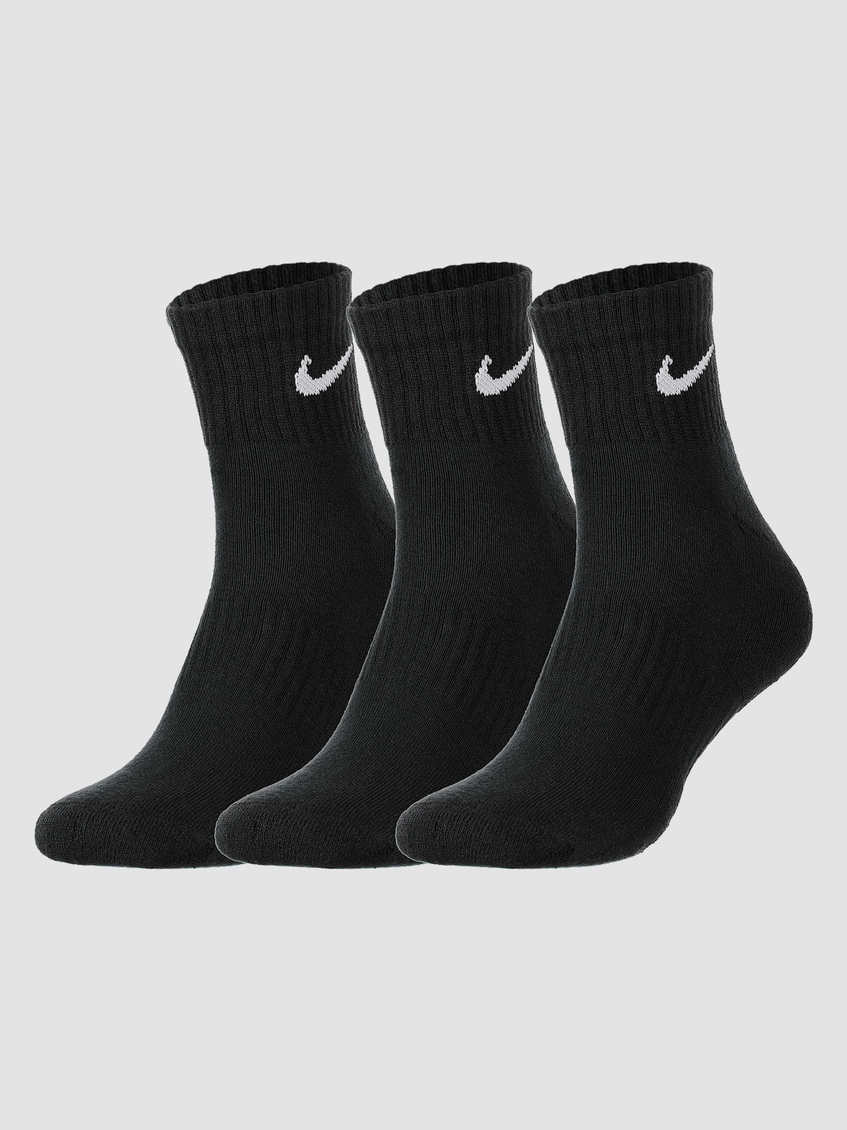 NIKE U Nk Everyday Cush Ankle Шкарпетки та гольфи колір чорний фото 3