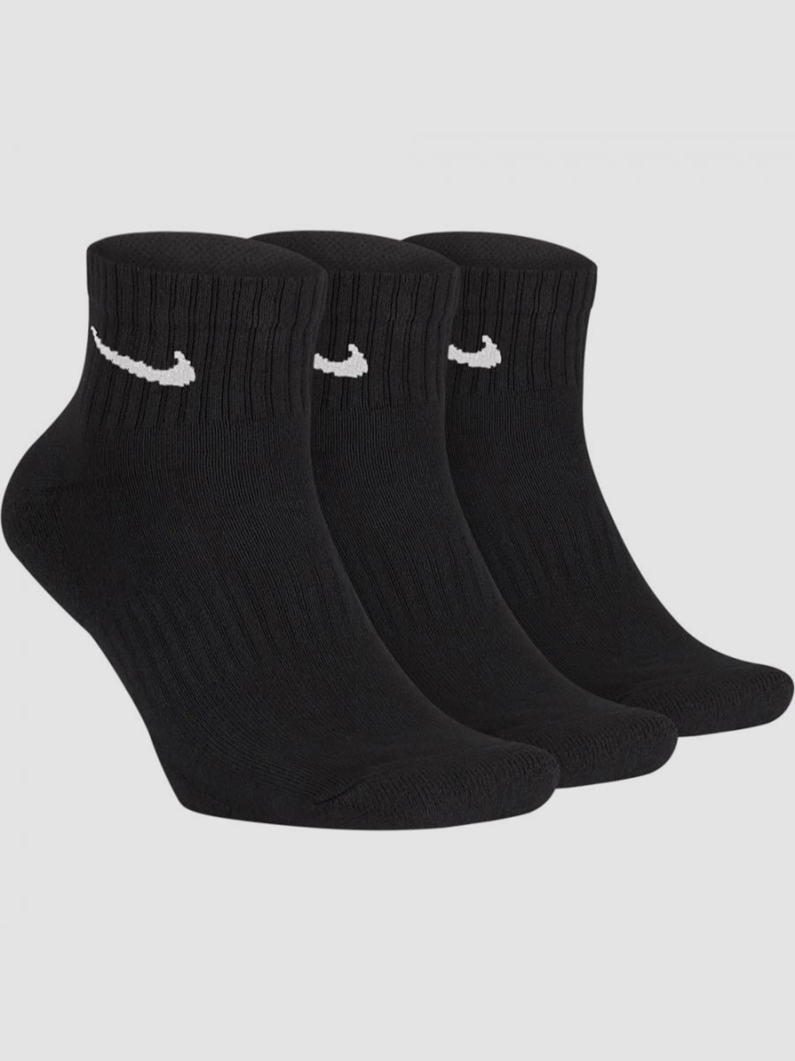 NIKE U Nk Everyday Cush Ankle Шкарпетки та гольфи колір чорний