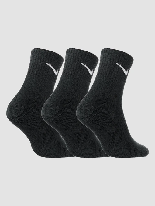 NIKE U Nk Everyday Cush Ankle Шкарпетки та гольфи колір чорний фото 2