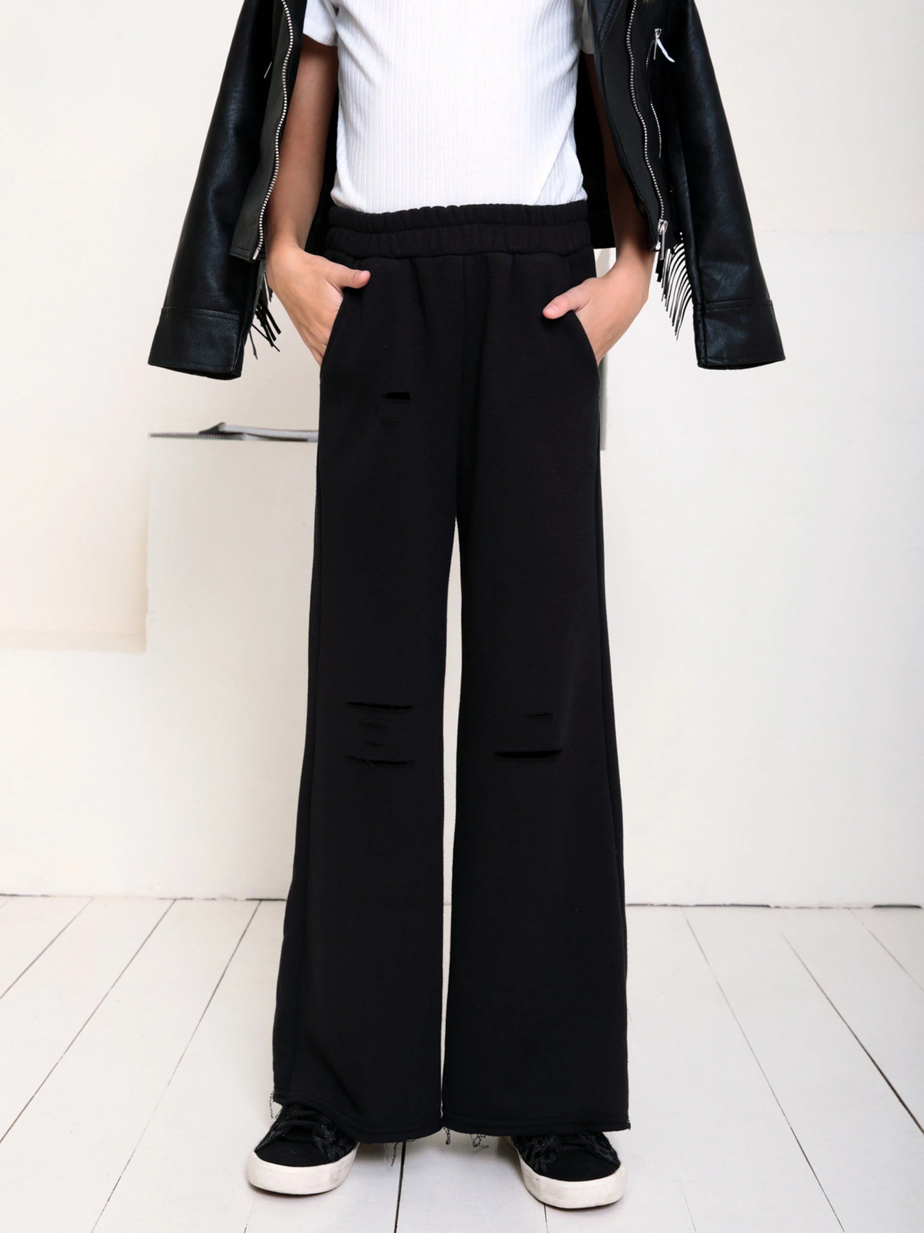 Штани ISSA Plus модель CD-448_black Фото