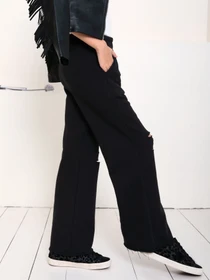 Штани ISSA Plus модель CD-448_black Фото