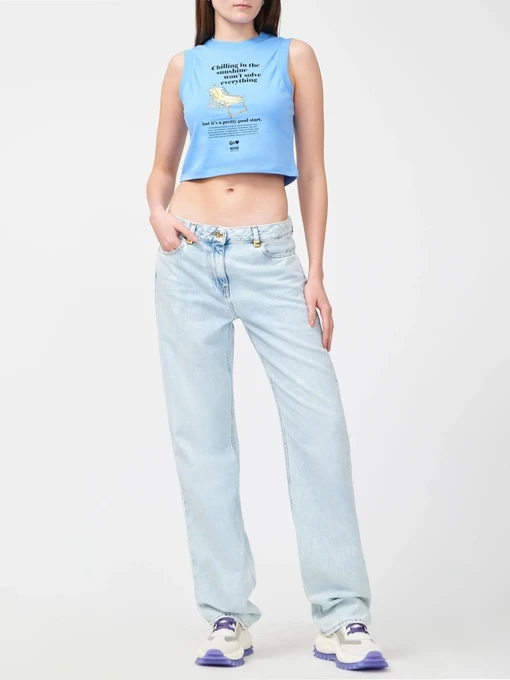 Бавовняний Жіночий Топ Moschino фото 3
