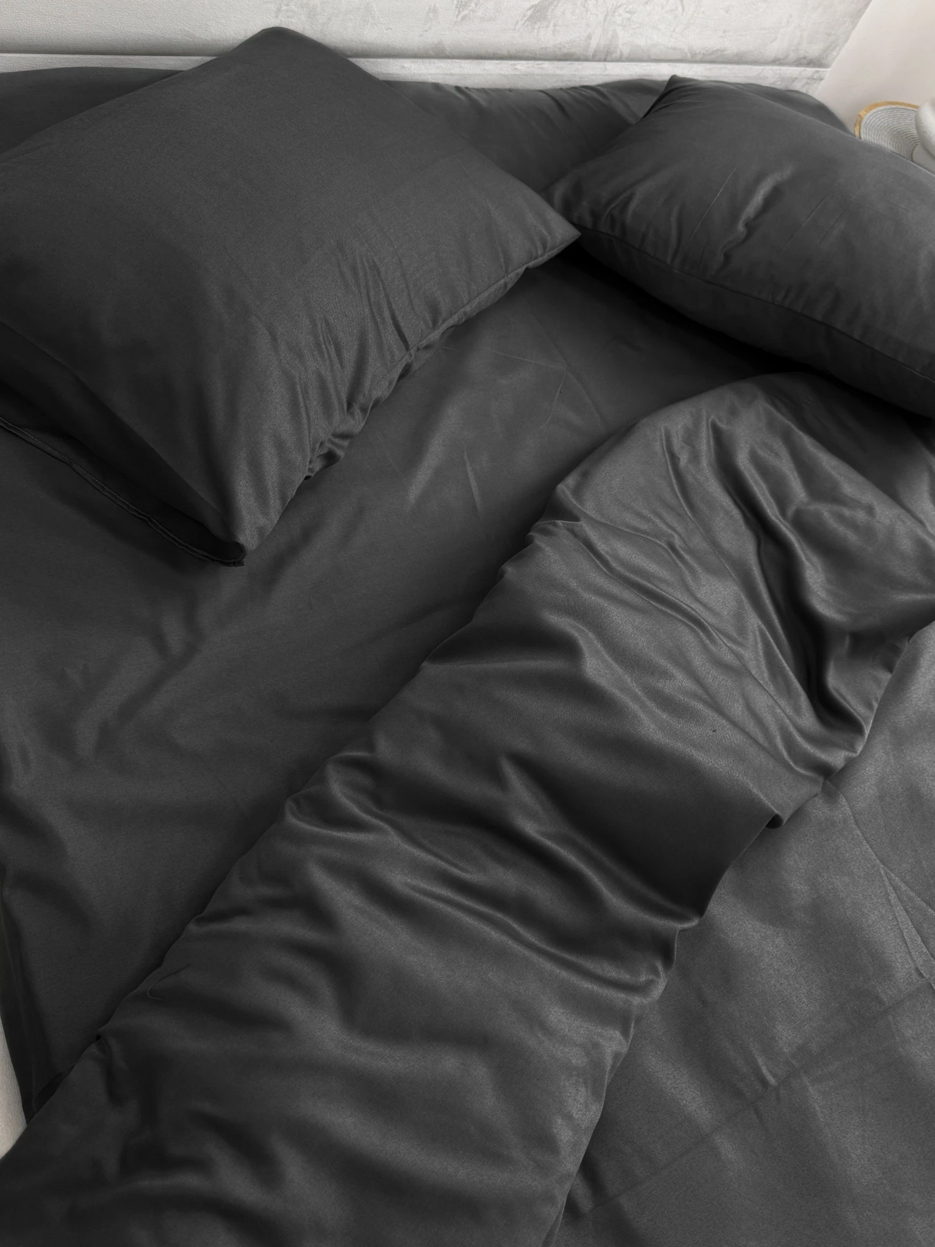 Комплект постельного белья Black чёрного цвета Ecotton модель 24554 Комплект постельного белья Black чёрного цвета Ecotton модель 24554 Фото