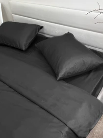 Комплект постельного белья Black чёрного цвета Ecotton модель 24554 Фото