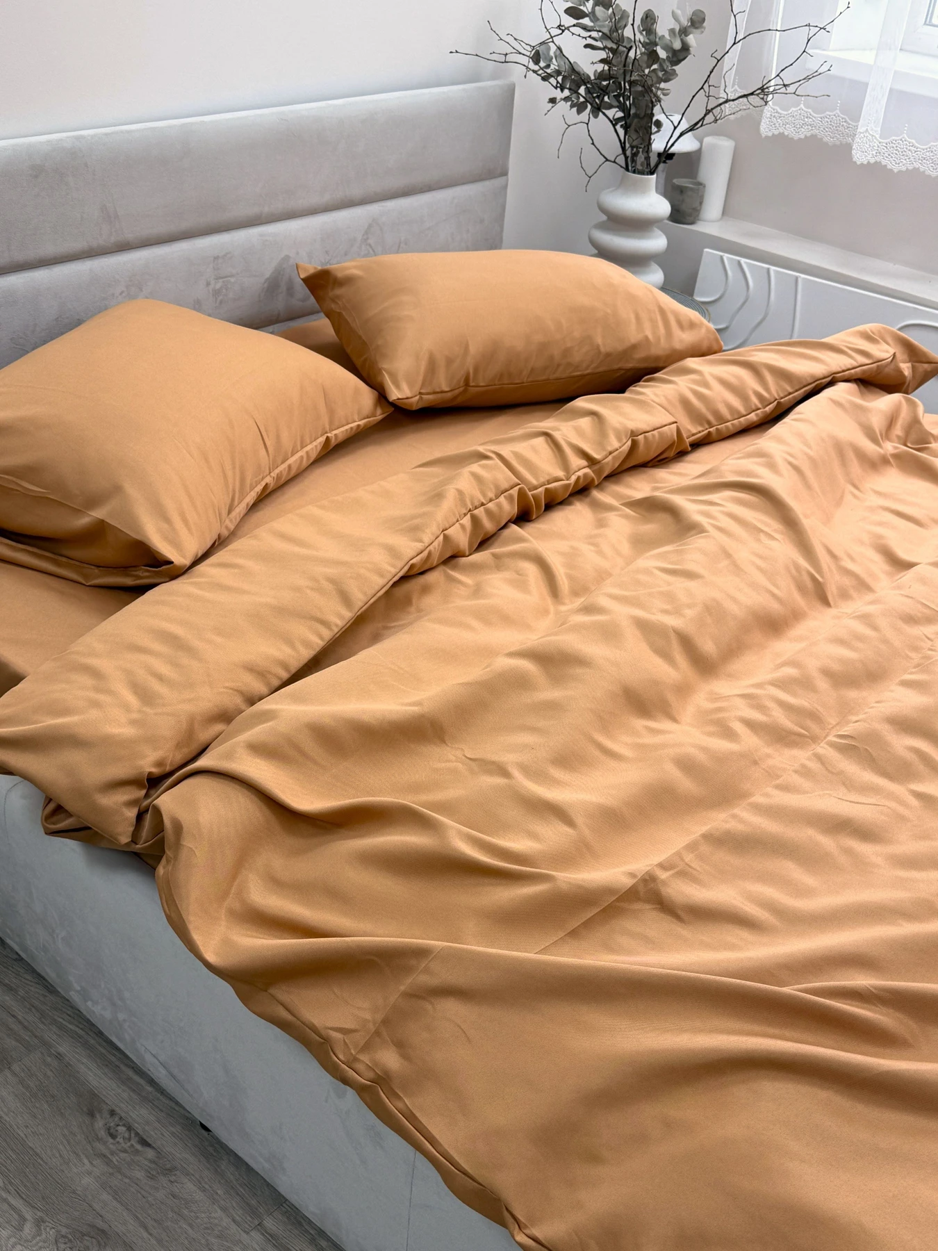 Комплект постельного белья Orange оранжевый Ecotton модель 12345 Комплект постельного белья Orange оранжевый Ecotton модель 12345 Фото