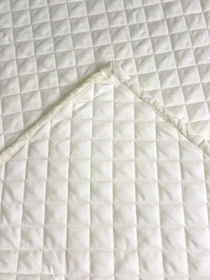 Покрывало декоративное антиаллергенное молочного цвета Cream White Ecotton модель 25175 Фото