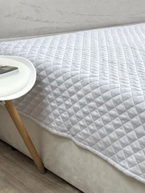 Покрывало декоративное антиаллергенное серого цвета Light Grey Ecotton модель 25183 Фото