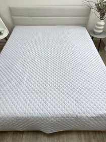 Покрывало декоративное антиаллергенное серого цвета Light Grey Ecotton модель 25183 Фото