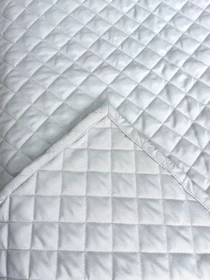 Покрывало декоративное антиаллергенное серого цвета Light Grey Ecotton модель 25183 Фото