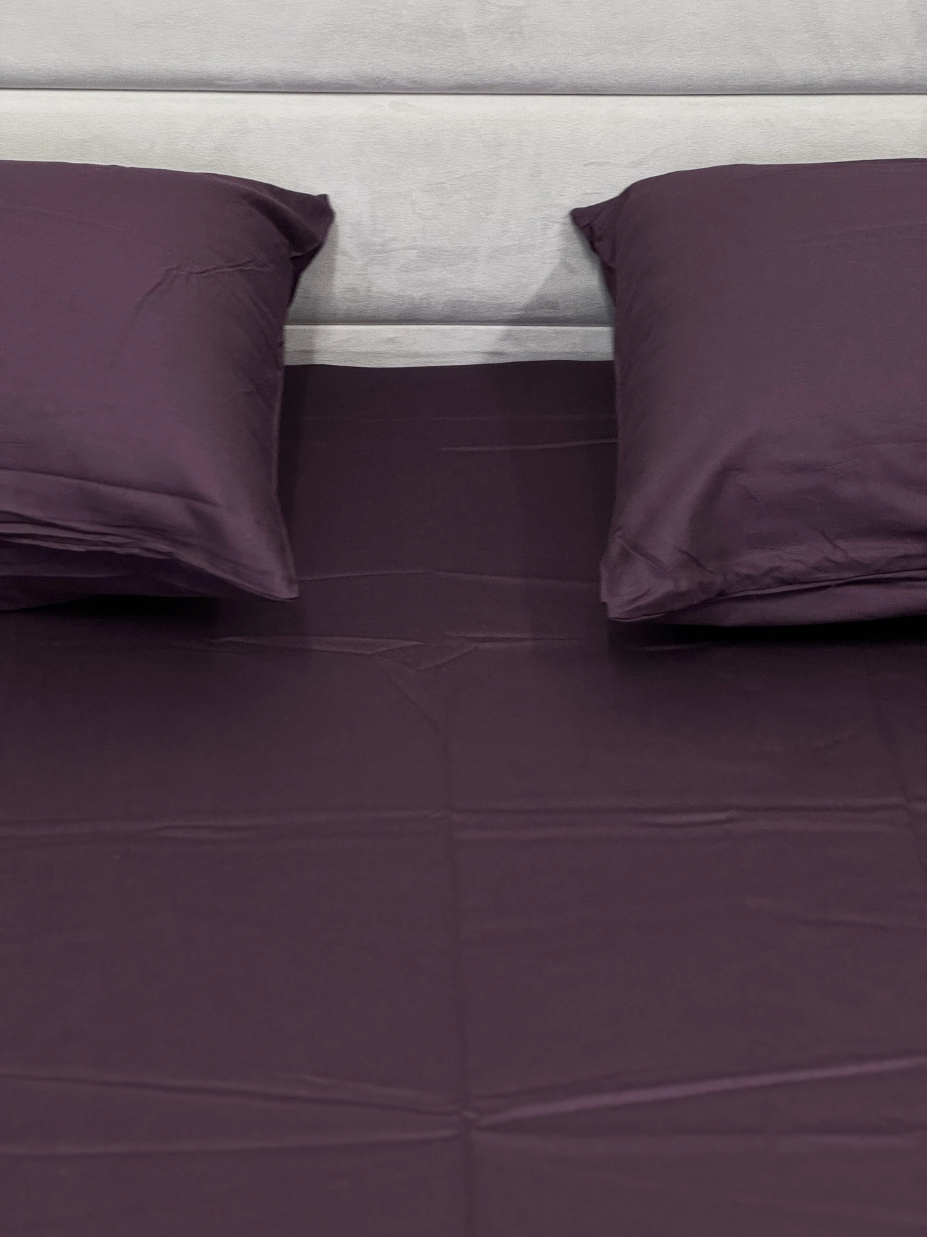 Комплект постельного белья из сатина с цветами фиолетовый Ecotton модель 22748-20096 Фото