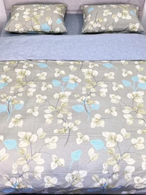 Комплект постільної білизни полуторний сатин зелений (рис. 24304) Ecotton модель 24799 Фото