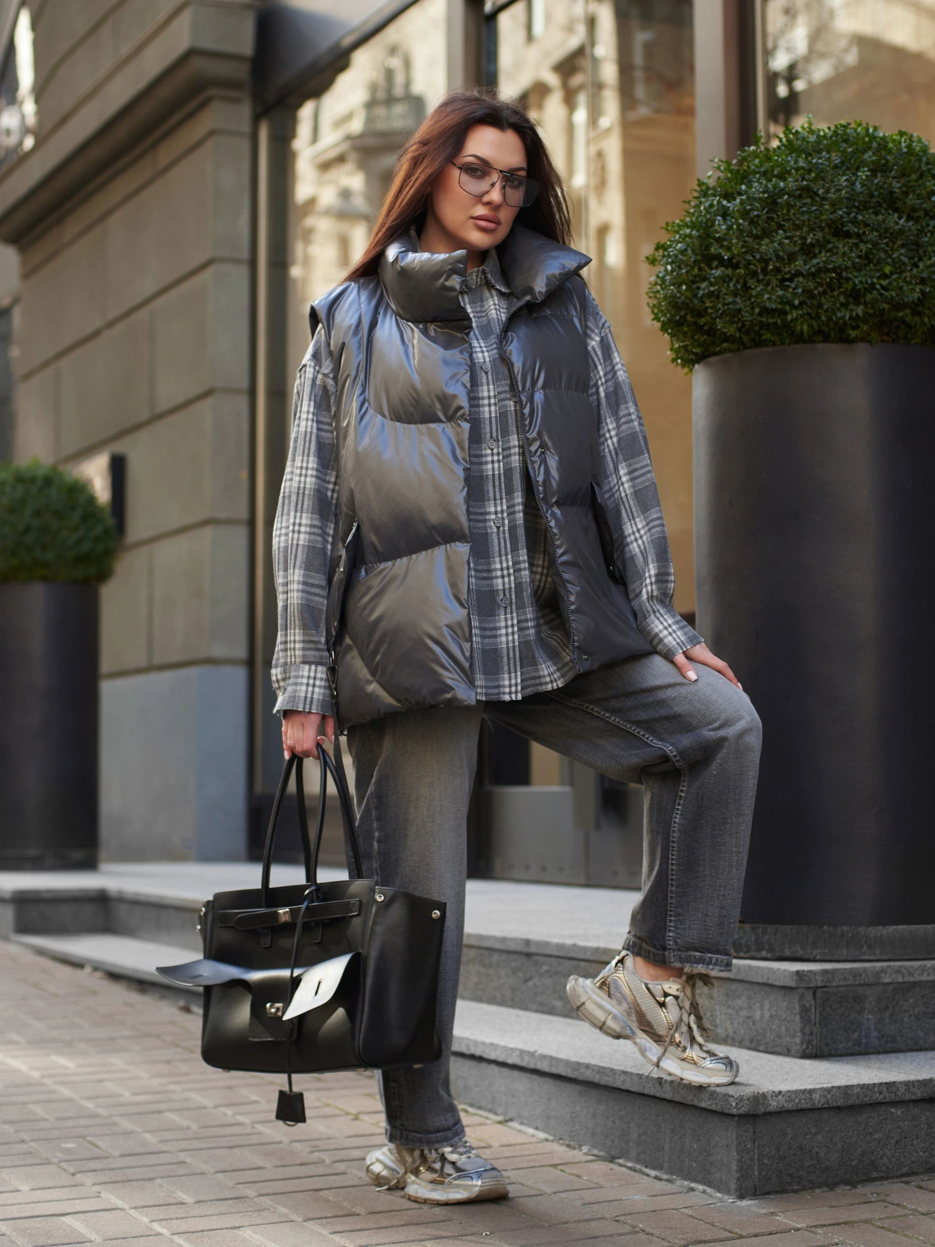 Куртки та дублянки Jadone Fashion модель Sting_grafit Фото