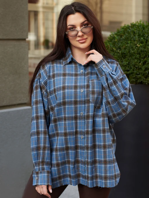 Рубашки Jadone Fashion модель Sorochka_Rani_blueN Фото
