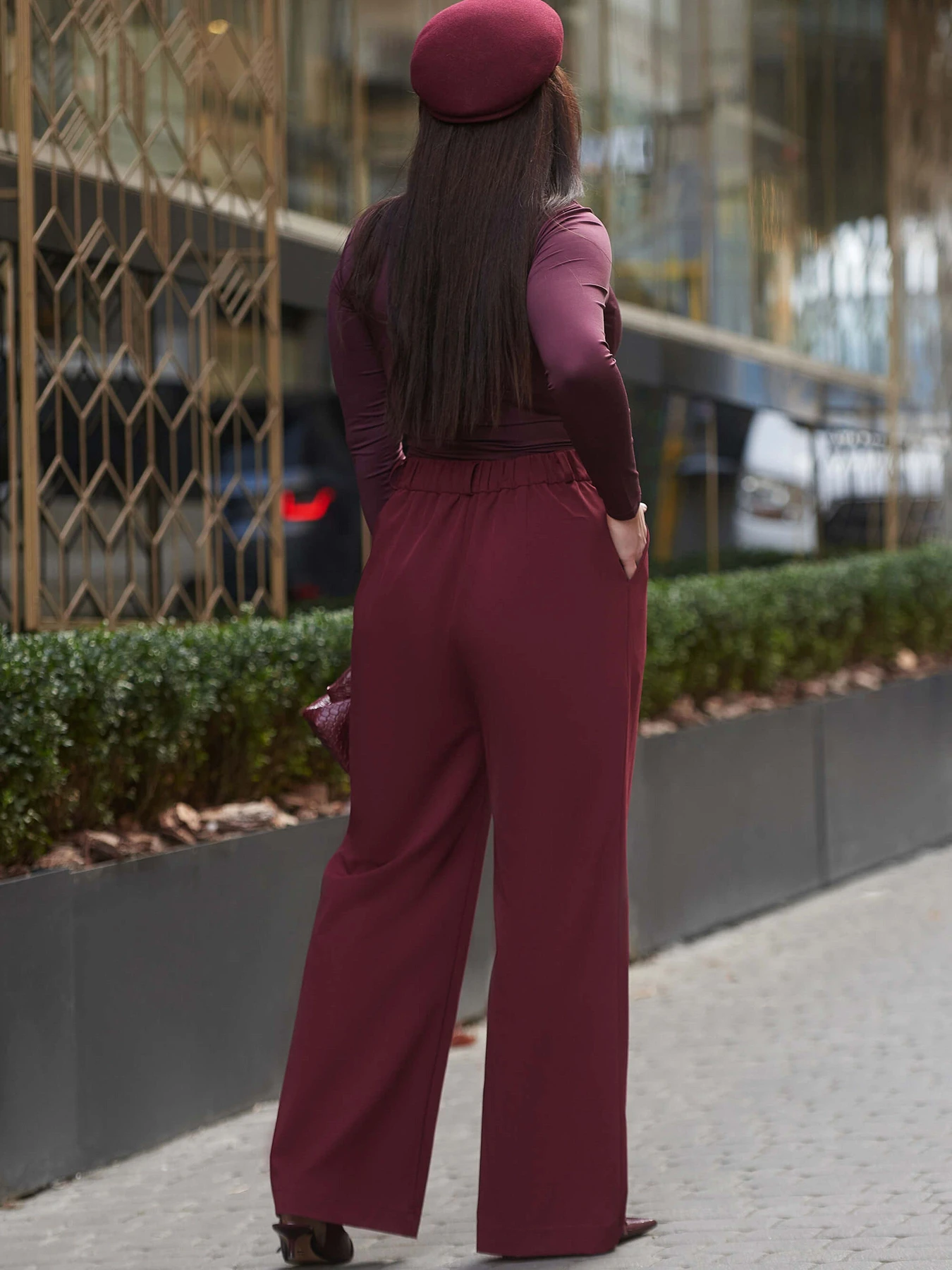 Штани Jadone Fashion модель КBryuky_Temis_burgundiN Фото