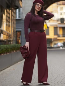 Брюки Jadone Fashion модель КBryuky_Temis_burgundiN Фото