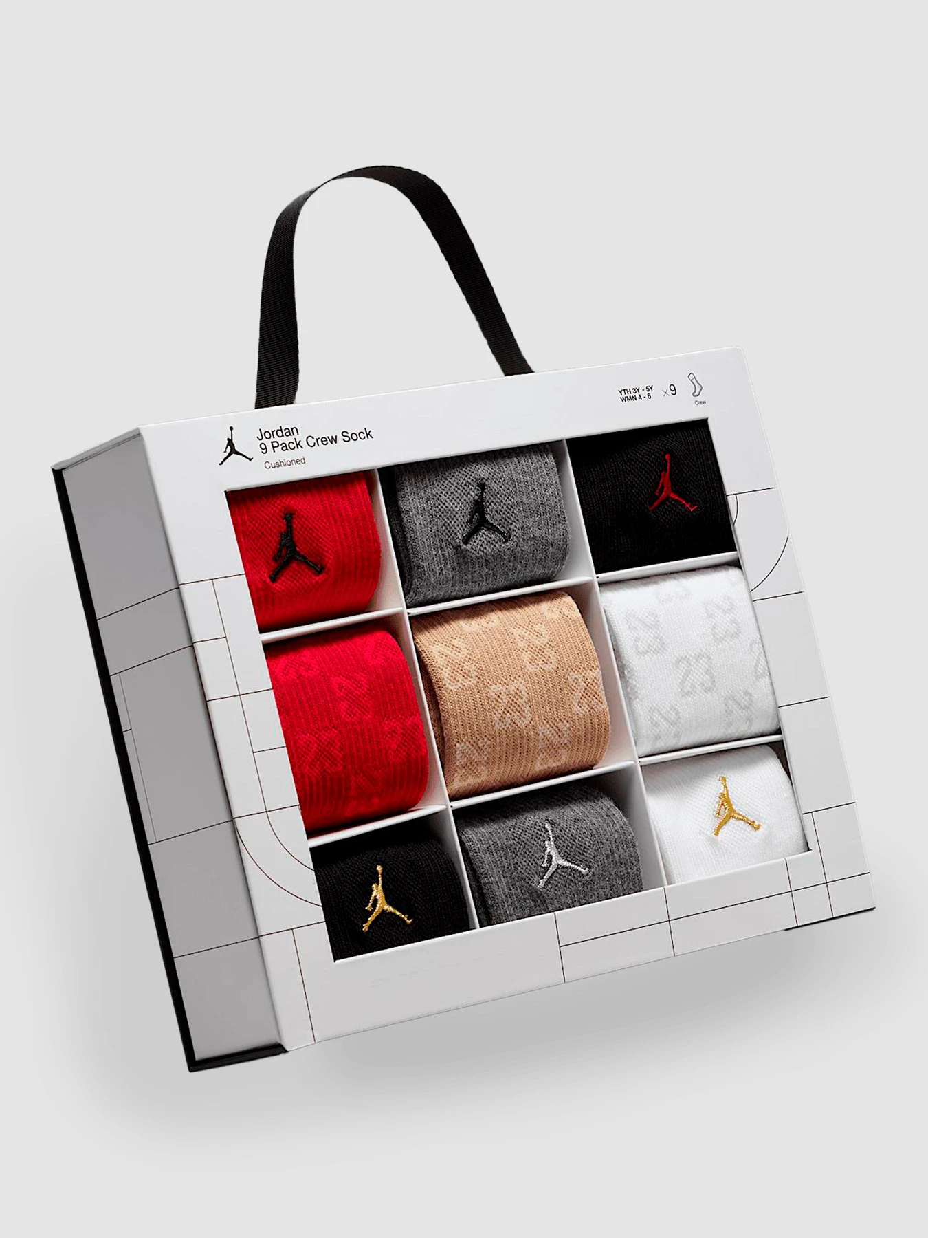 Шкарпетки та гольфи Jordan Holiday Crew Gift Box модель BJ0729-R78 Шкарпетки та гольфи Jordan Holiday Crew Gift Box модель BJ0729-R78 Фото