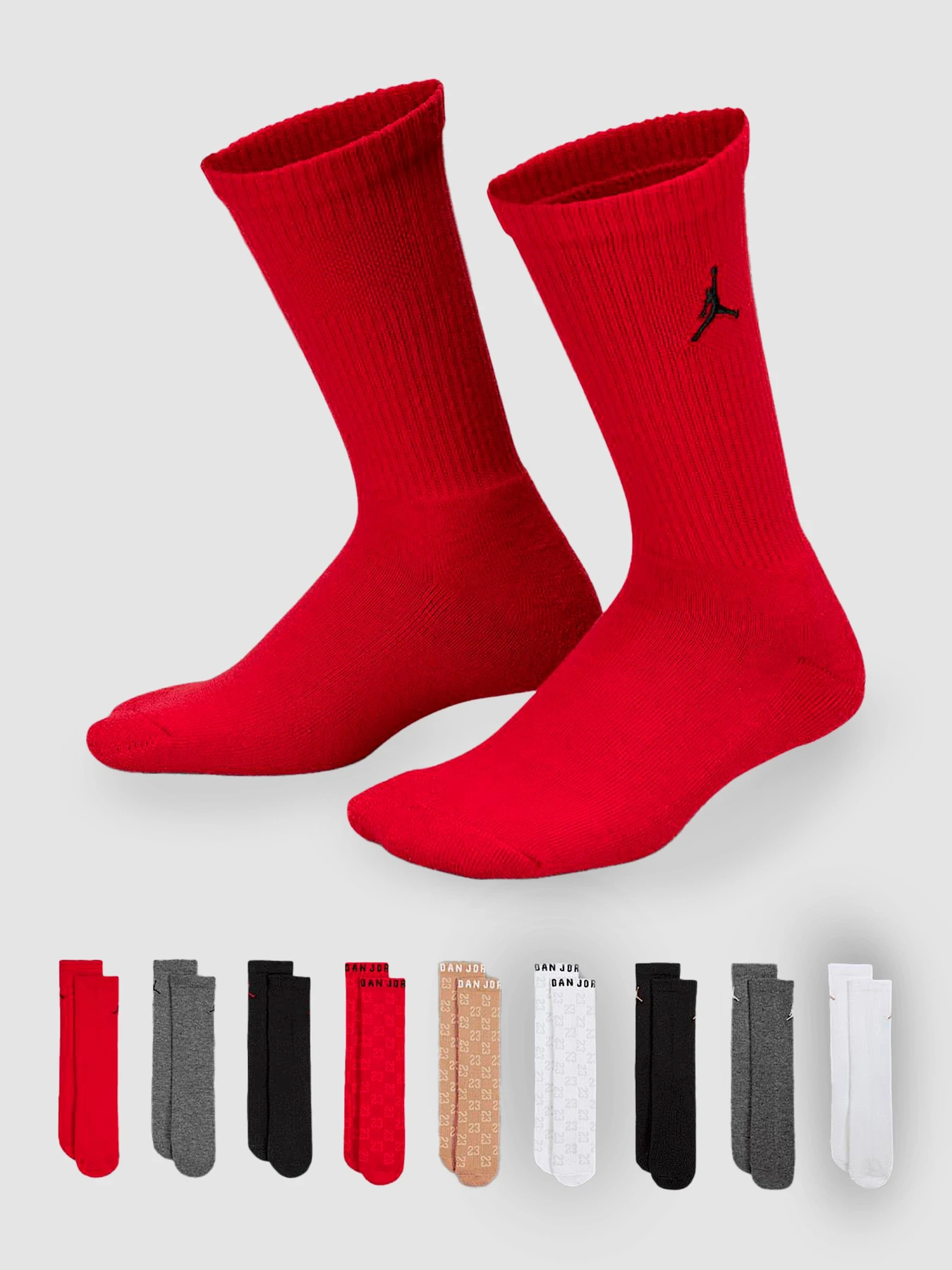 Шкарпетки та гольфи Jordan Holiday Crew Gift Box модель BJ0729-R78 Шкарпетки та гольфи Jordan Holiday Crew Gift Box модель BJ0729-R78 Фото