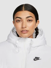 Куртки и дубленки NIKE Sportswear Classic Puffer Therma-Fit Loose Hooded Jacket модель FB7672-100 Фото
