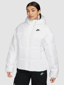 Куртки и дубленки NIKE Sportswear Classic Puffer Therma-Fit Loose Hooded Jacket модель FB7672-100 Фото
