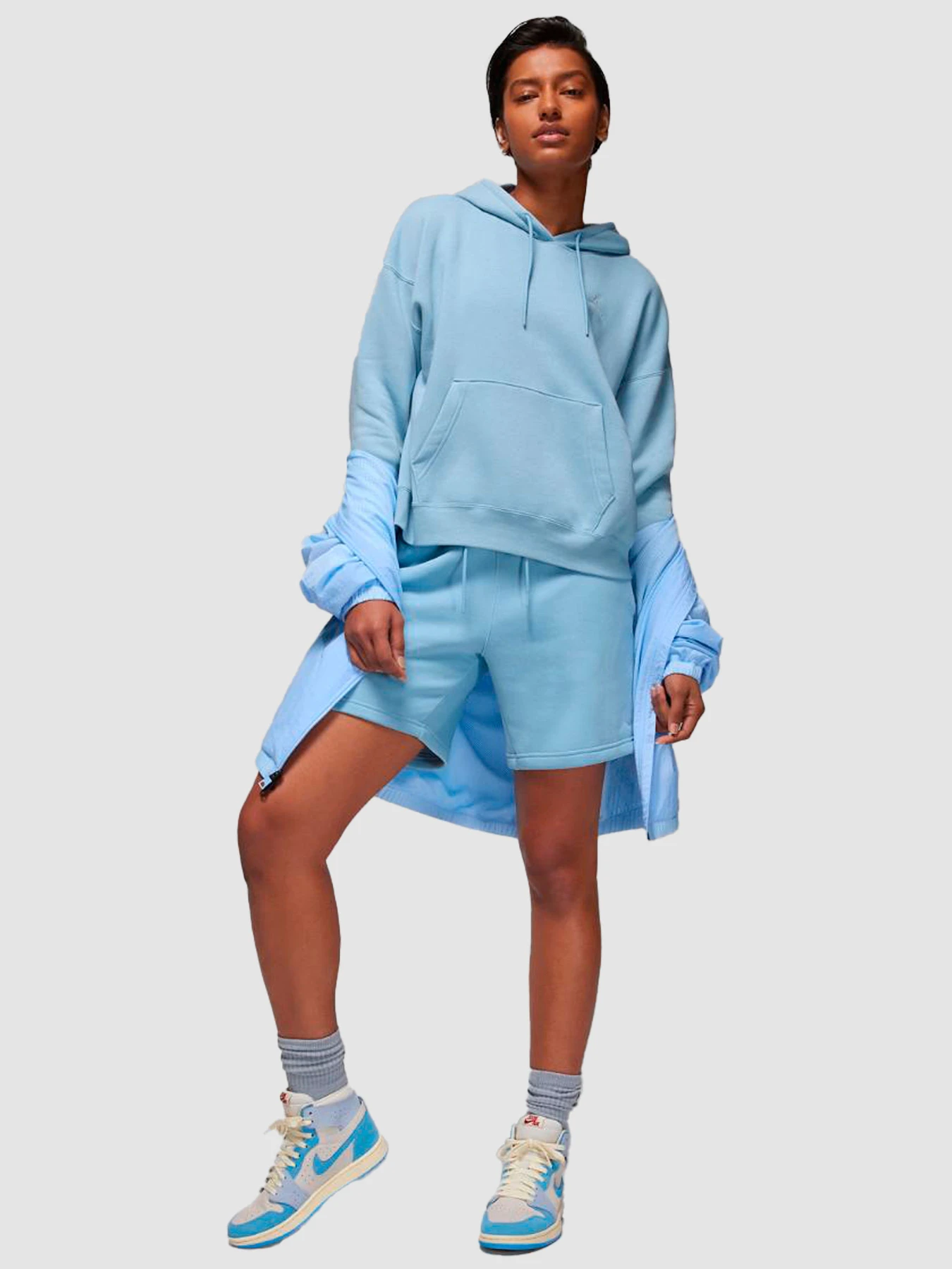 Худі та світшоти Jordan Brooklyn Fleece Light модель FN4488-436 Худі та світшоти Jordan Brooklyn Fleece Light модель FN4488-436 Фото