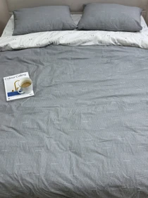 Комплект постільної білизни Абстракційний дует двосторонній Ecotton модель 23672-21205 Фото