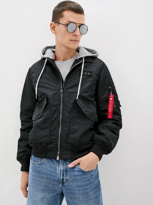 Куртки и дубленки Airboss модель 017600823221_black Фото
