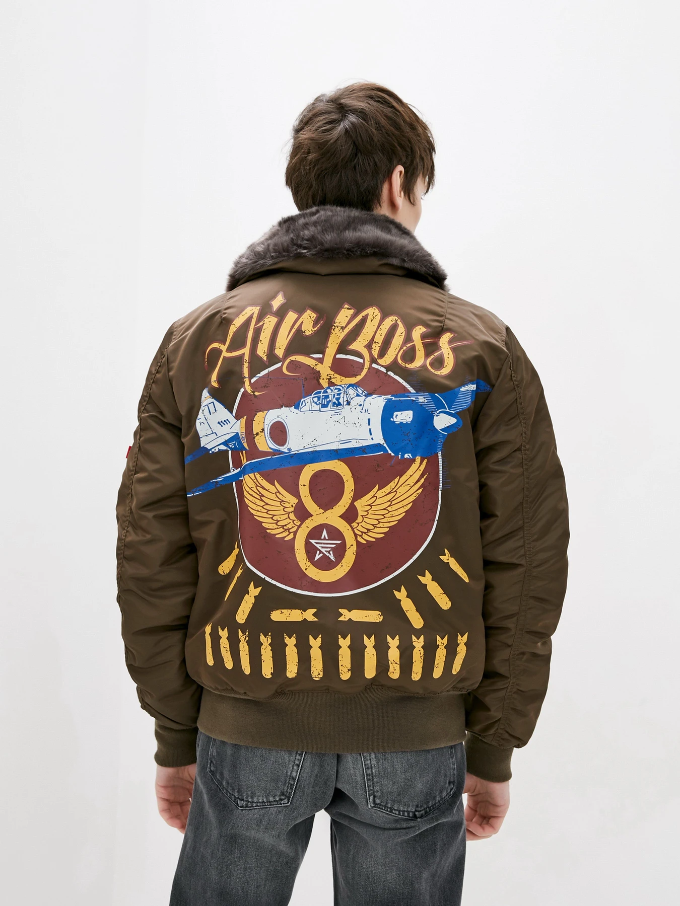 Куртки и дубленки Airboss модель 172000353221_brown Куртки и дубленки Airboss модель 172000353221_brown Фото
