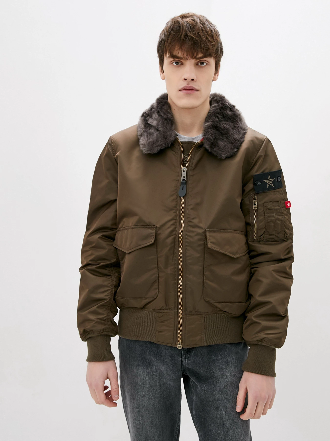 Куртки и дубленки Airboss модель 172000353221_brown Куртки и дубленки Airboss модель 172000353221_brown Фото