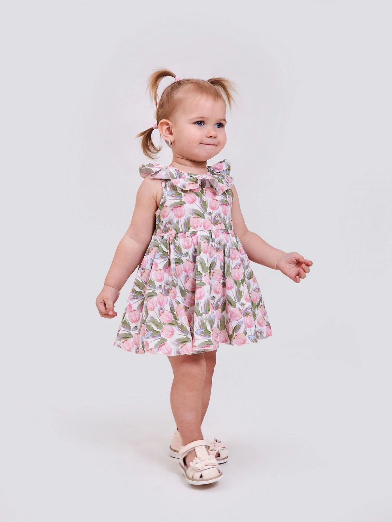 Одяг для немовлят SMIL модель smil_121078-1-risunok-rozovye-tulpany Фото