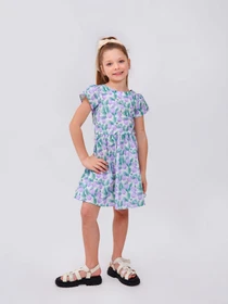 Платья SMIL модель smil_120430-1-risunok-lavandovye-tulpany Фото