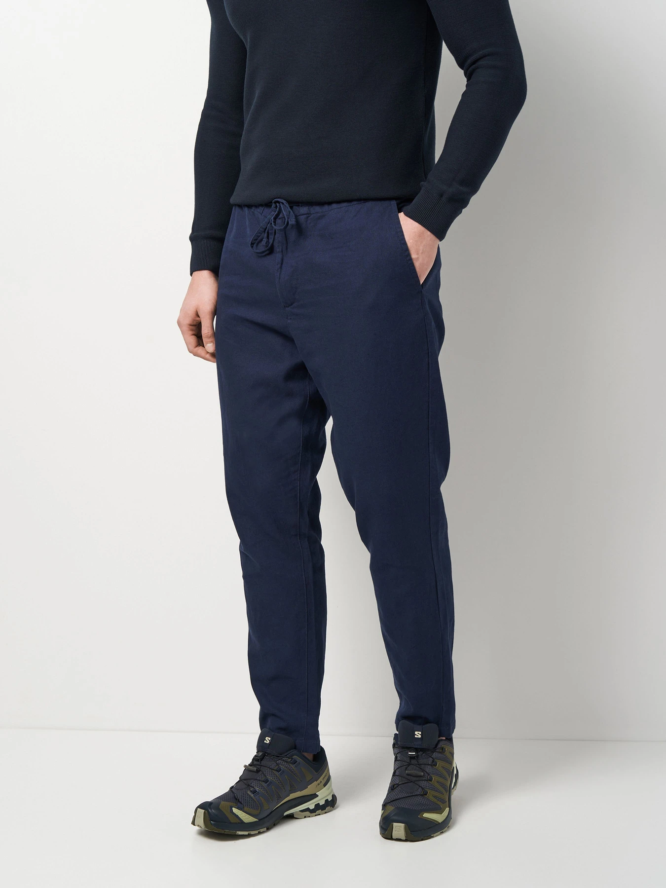 Брюки Mustang Jeans Milano Linen Jogger модель 1015156 Брюки Mustang Jeans Milano Linen Jogger модель 1015156 Фото