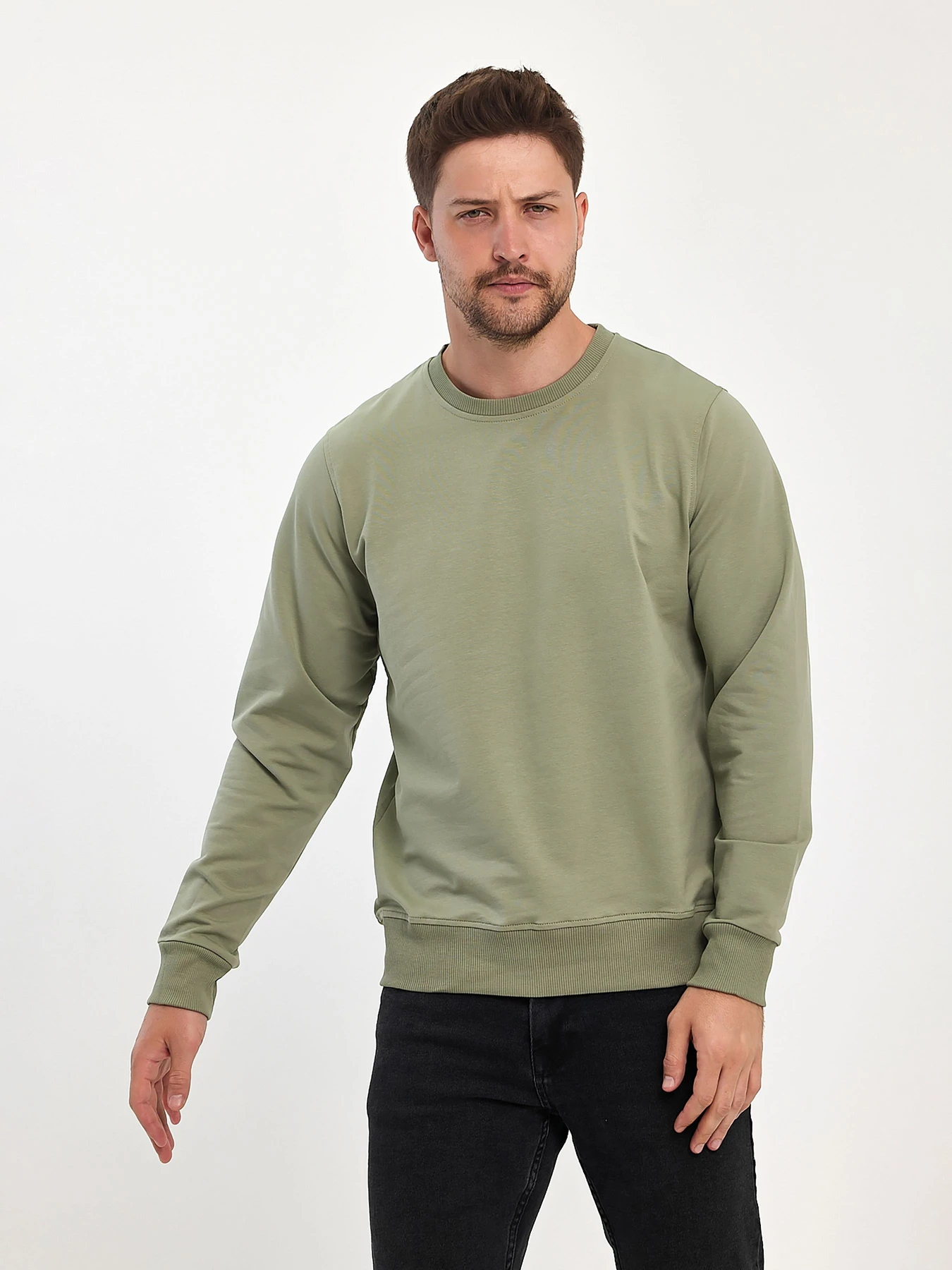 Худи и свитшоты Trend Collection модель TC11180OliveSVTSHT Фото