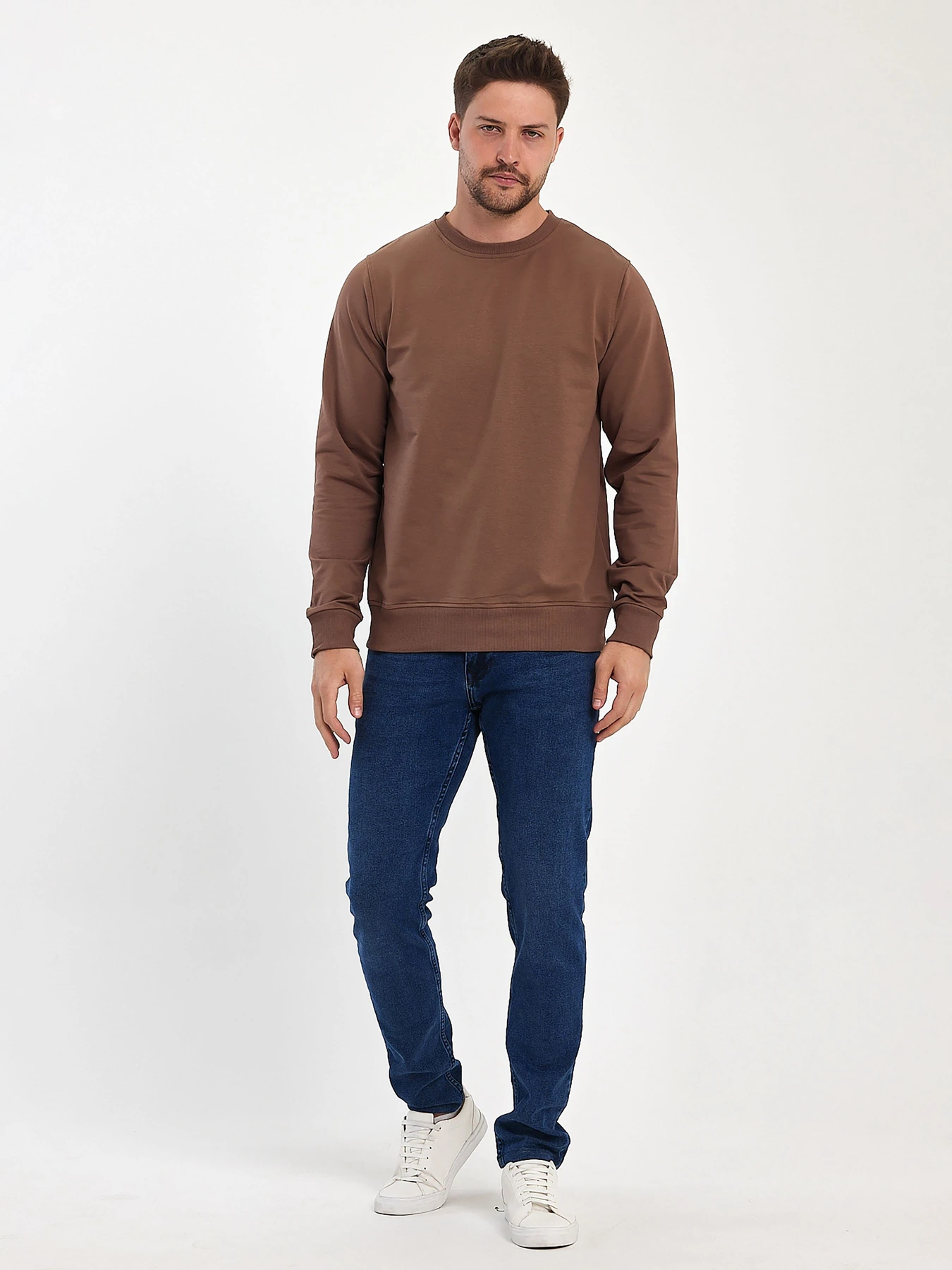 Худи и свитшоты Trend Collection модель TC11179BrownSVTSHT Фото