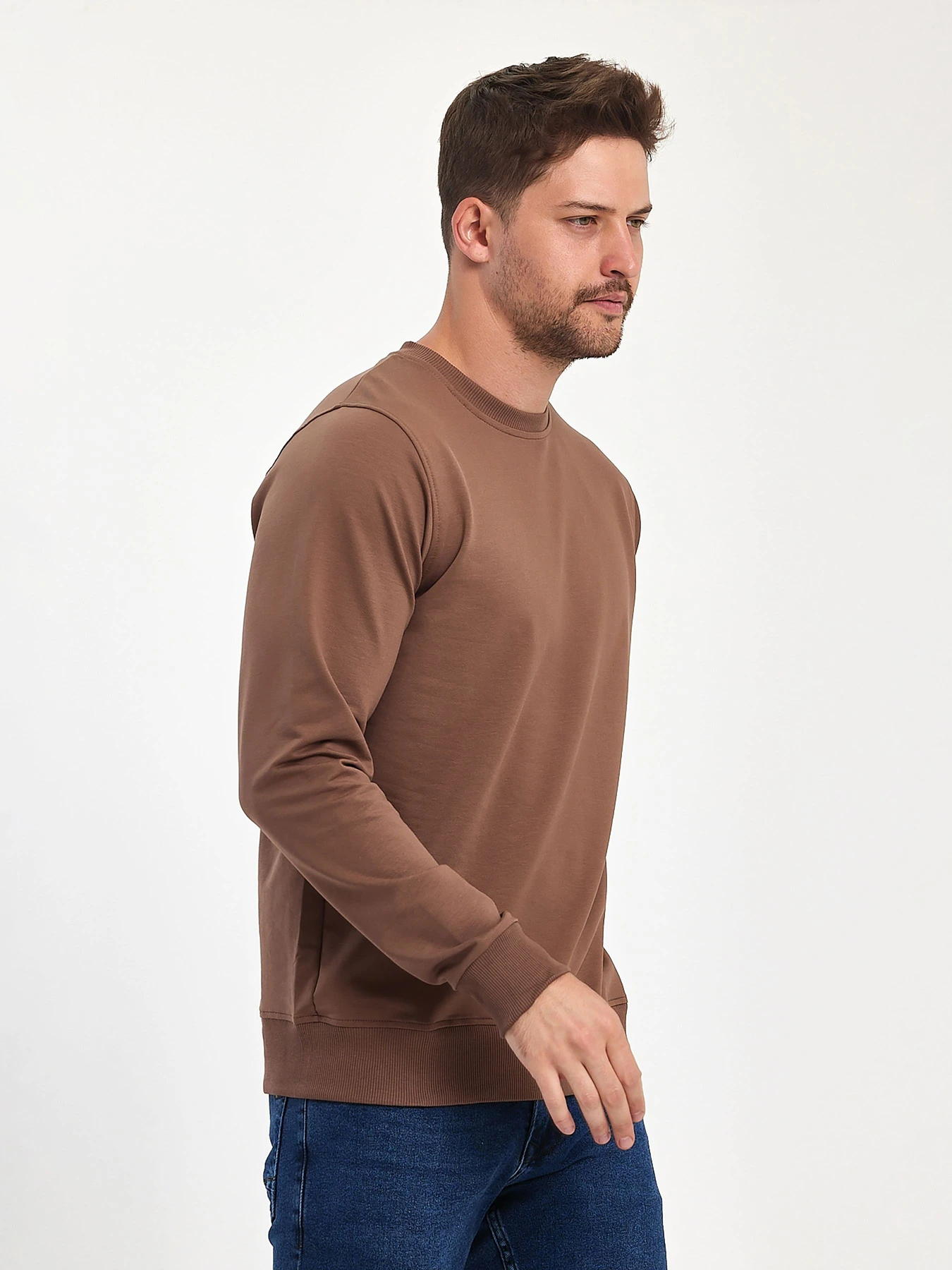 Худи и свитшоты Trend Collection модель TC11179BrownSVTSHT Фото