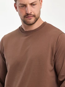 Худи и свитшоты Trend Collection модель TC11179BrownSVTSHT Фото