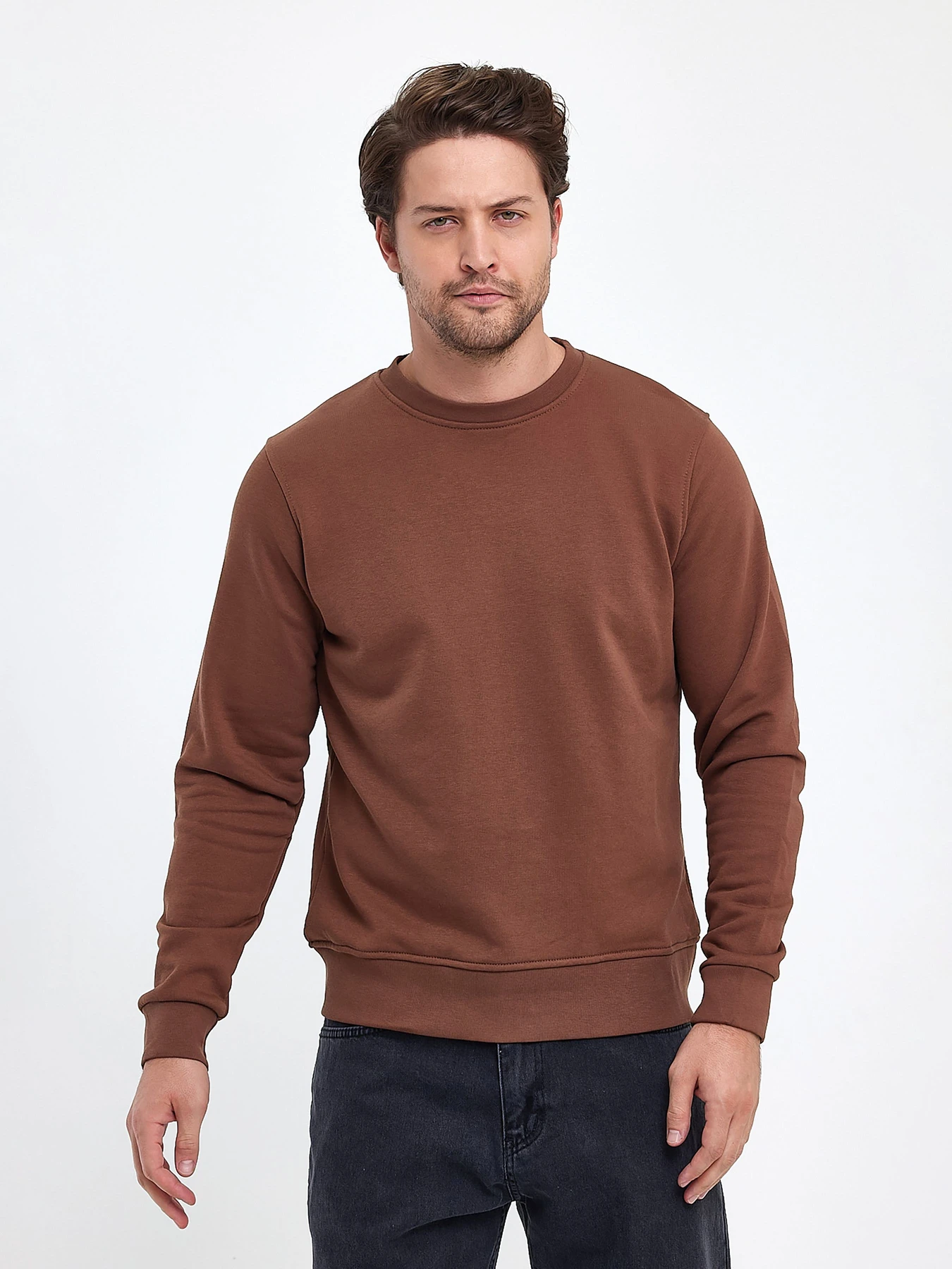 Худи и свитшоты Trend Collection модель TC9494BrownSVTSHT Фото