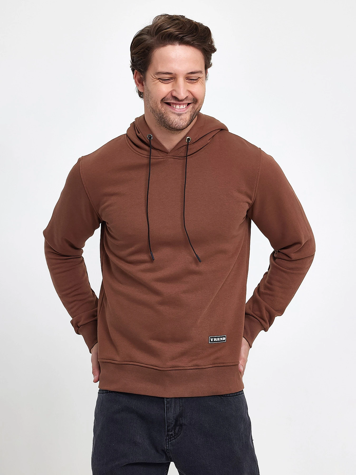 Худи и свитшоты Trend Collection модель TC9503BrownHD Фото
