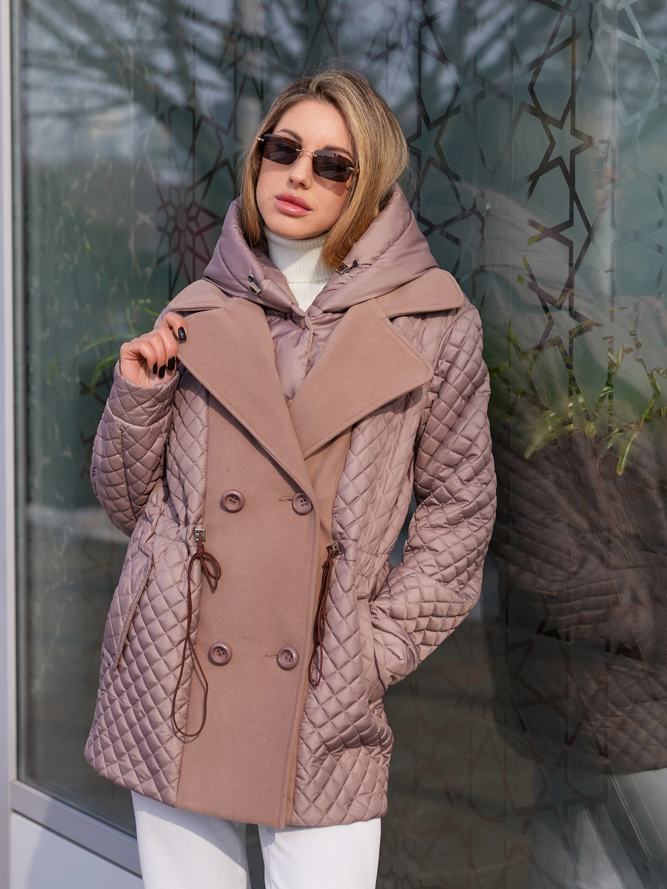 Куртки и дубленки MilaNova модель Куртка К-316 капучино Фото