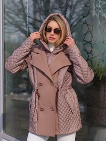 Куртки и дубленки MilaNova модель Куртка К-316 капучино Фото