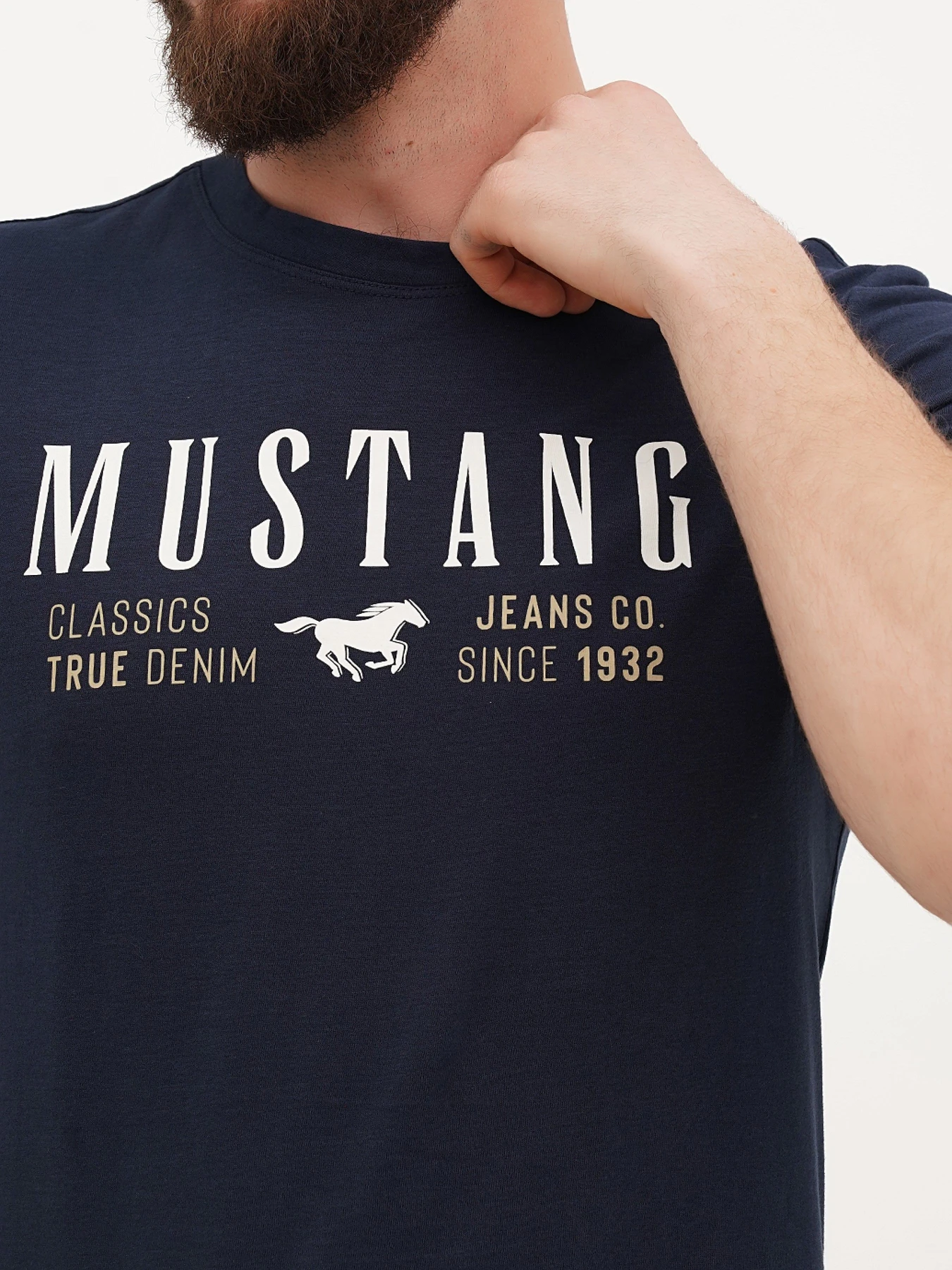 Футболки і поло Mustang Jeans Alex C Print модель 1014094 Фото