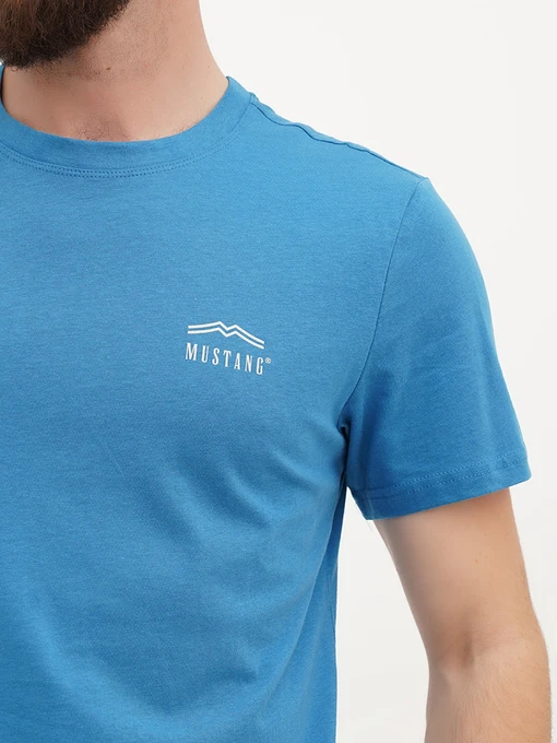 Бавовняна Чоловіча Футболка Mustang Jeans Austin фото 3