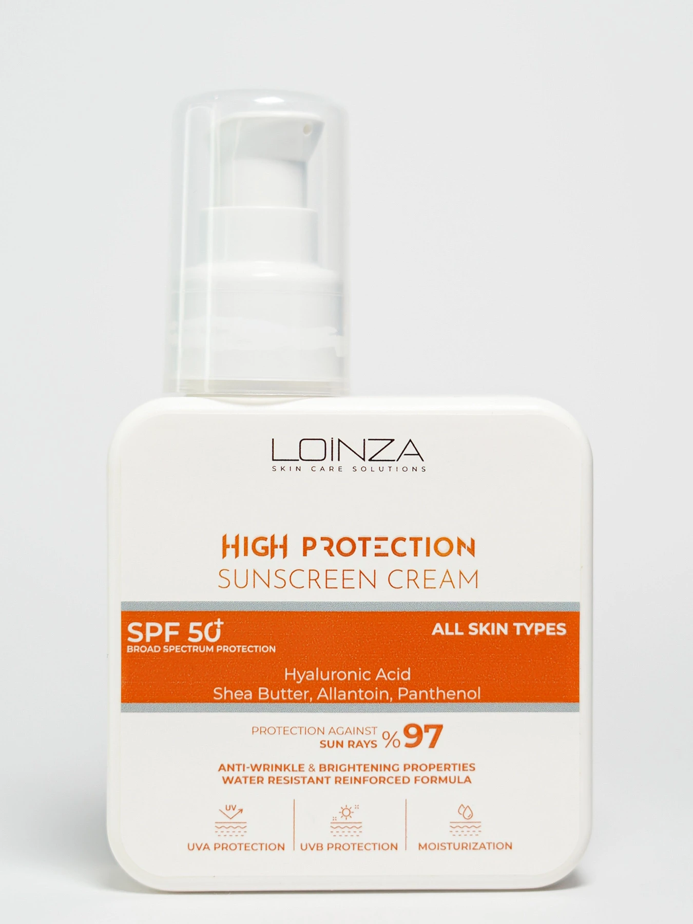 Солнцезащитный крем SPF50+ для кожи лица Loinza модель 8683723540507 Фото
